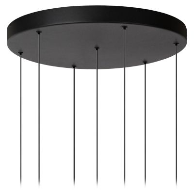 Lucide TAMINO - Závesné svietidlo - Ø 52 cm - LED Rozm. - 7x7W 3000K - Čierna